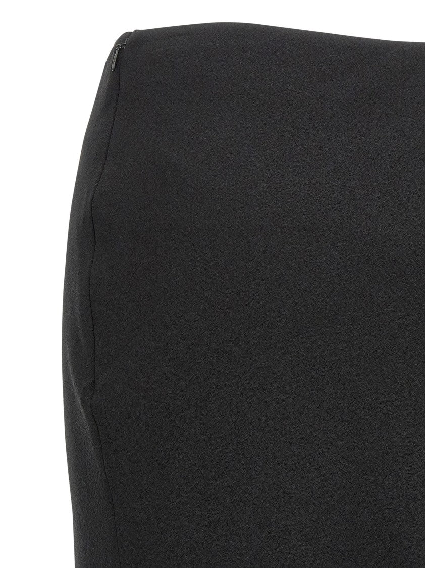 Alessandra Rich Long Silk Skirt