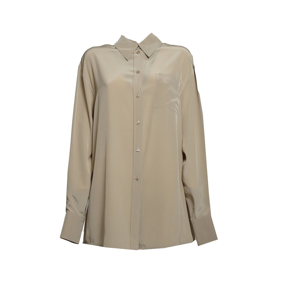 Sportmax Relaxed-Fit Crêpe De Chine Silk Blouse