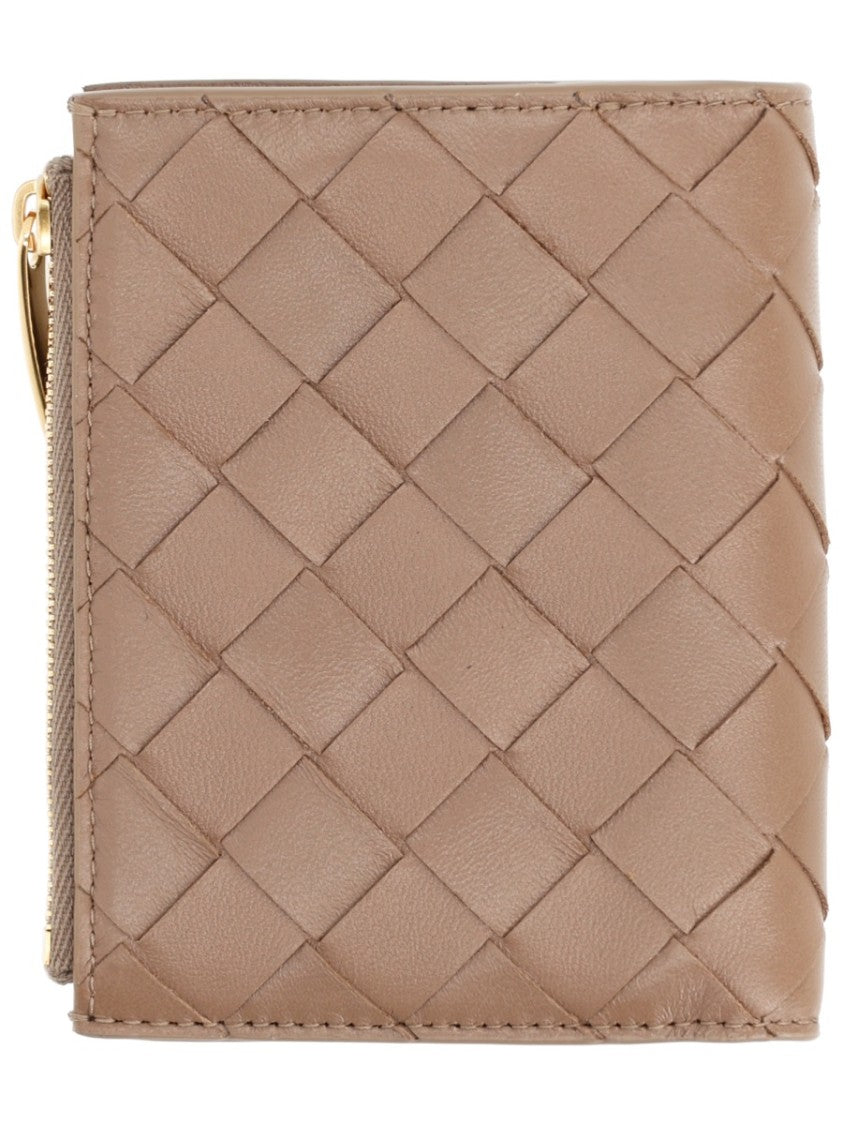 Bottega Veneta Woven Lambskin Leather Bi-Fold Wallet