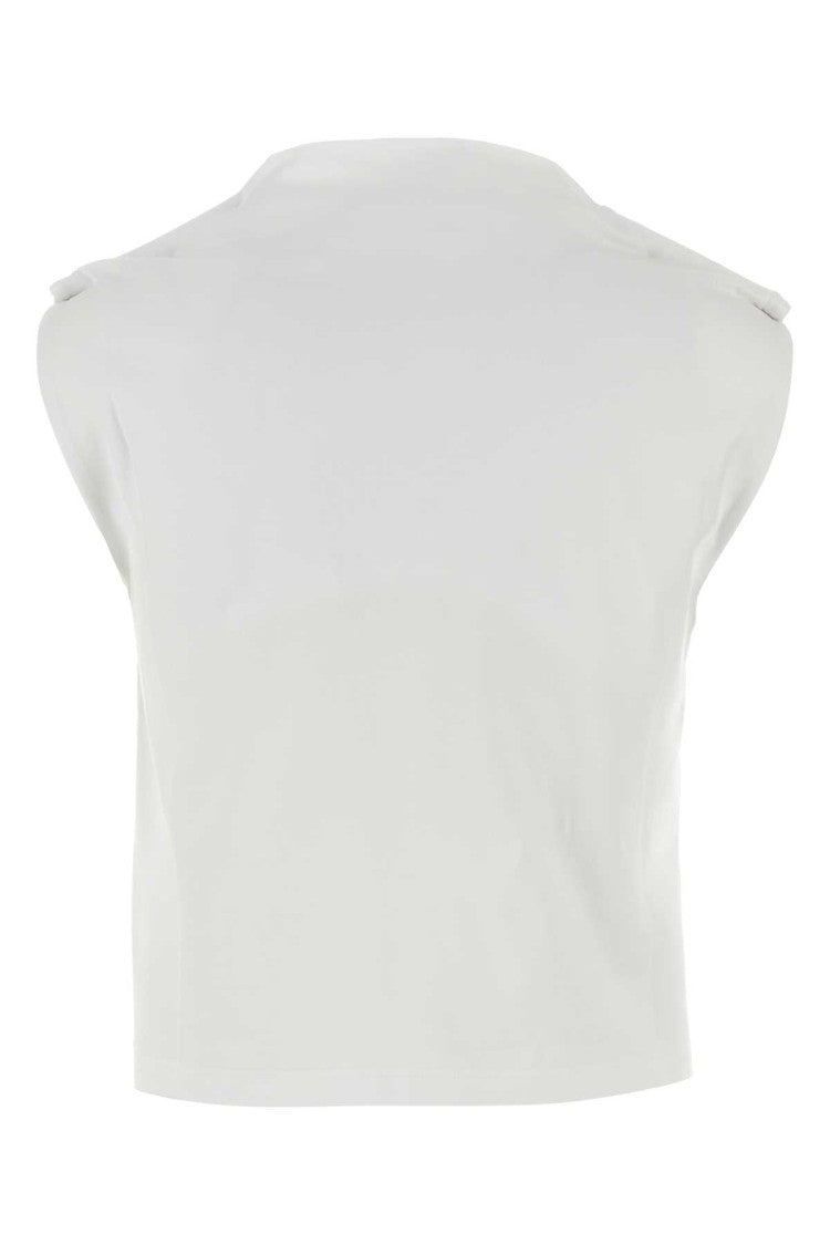Armarium White Stretch Cotton Glenda Top