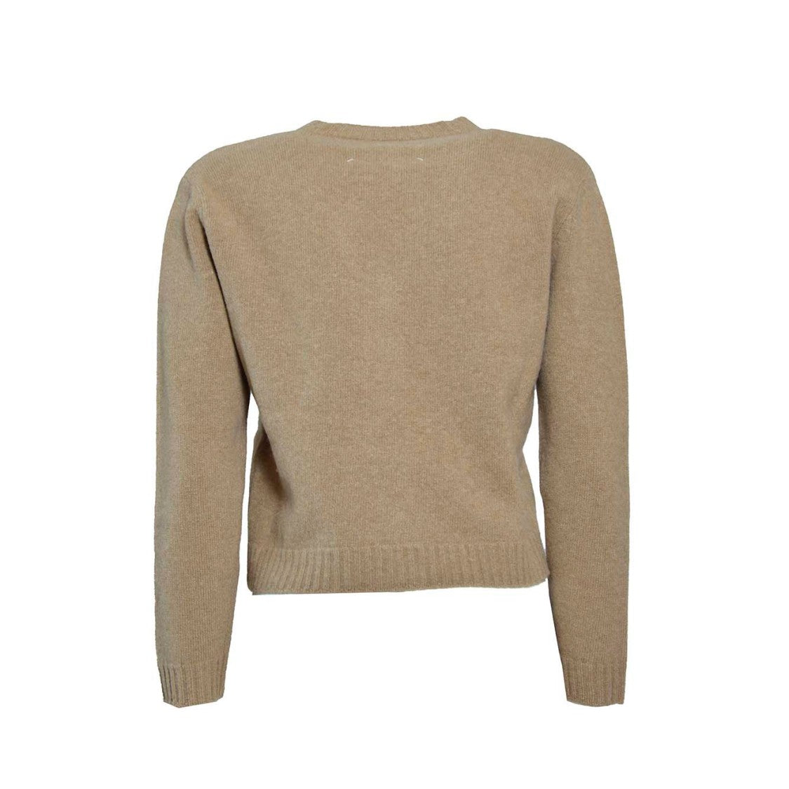 Maison Margiela Camel Lambswool Cardigan
