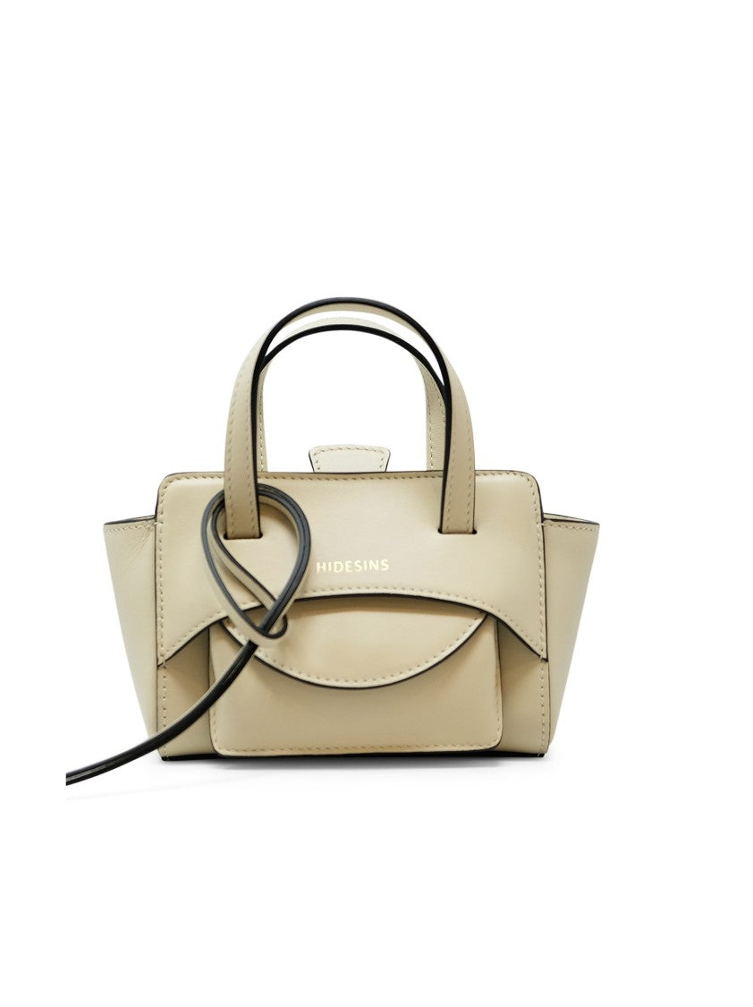 Hidesins Compact Flap Closure Handbag In Butter Leather