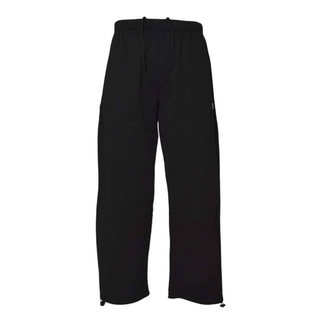 Kenzo Relaxed Fit Black Jog Pants With Adjustable Drawstring Cuffs