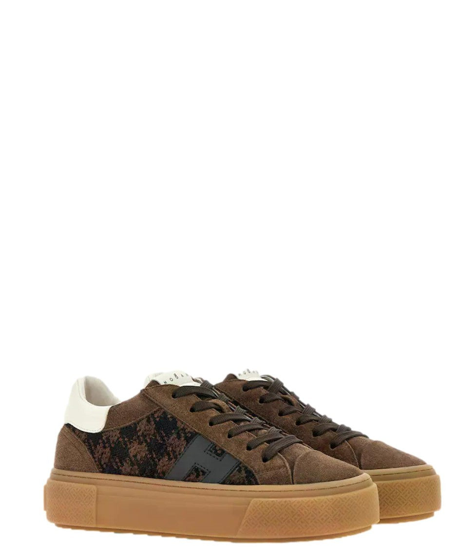 Hogan Houndstooth Low-Top Sneakers