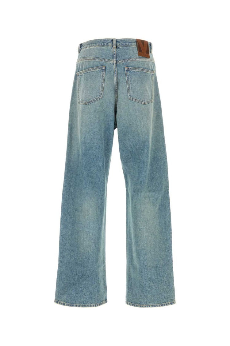 Valentino Garavani Relaxed Wide Leg Denim Jeans