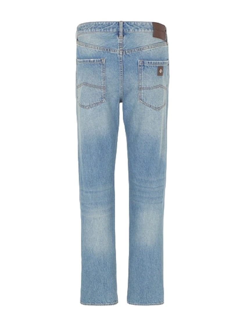 Armani Exchange Tapered Jeans With Classic Five-Pocket Design