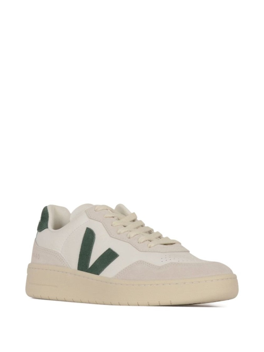 Veja Light Beige V-90 Leather Sneakers