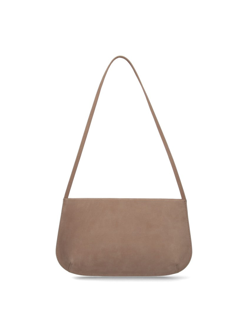 Fane Beige Bra Suede Shoulder Bag