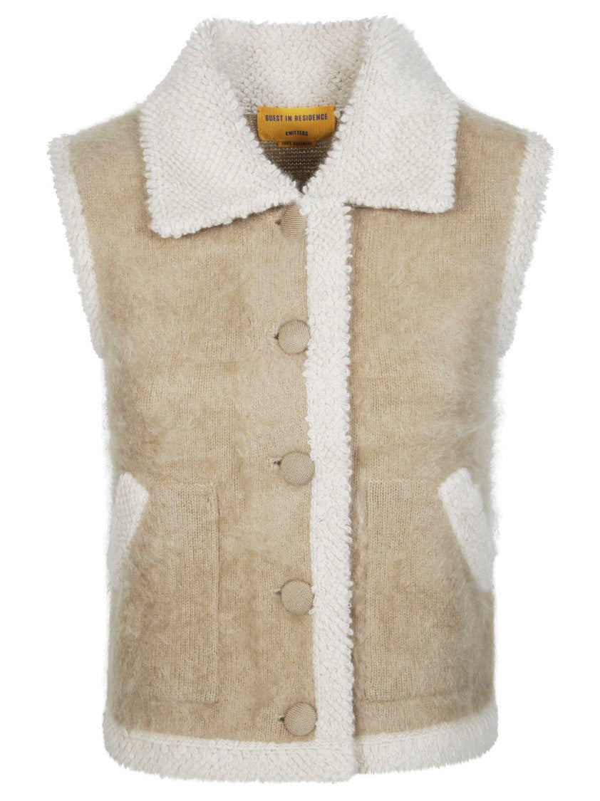 Guest In Residence Grizzly Wrangler Plush Cashmere Vest