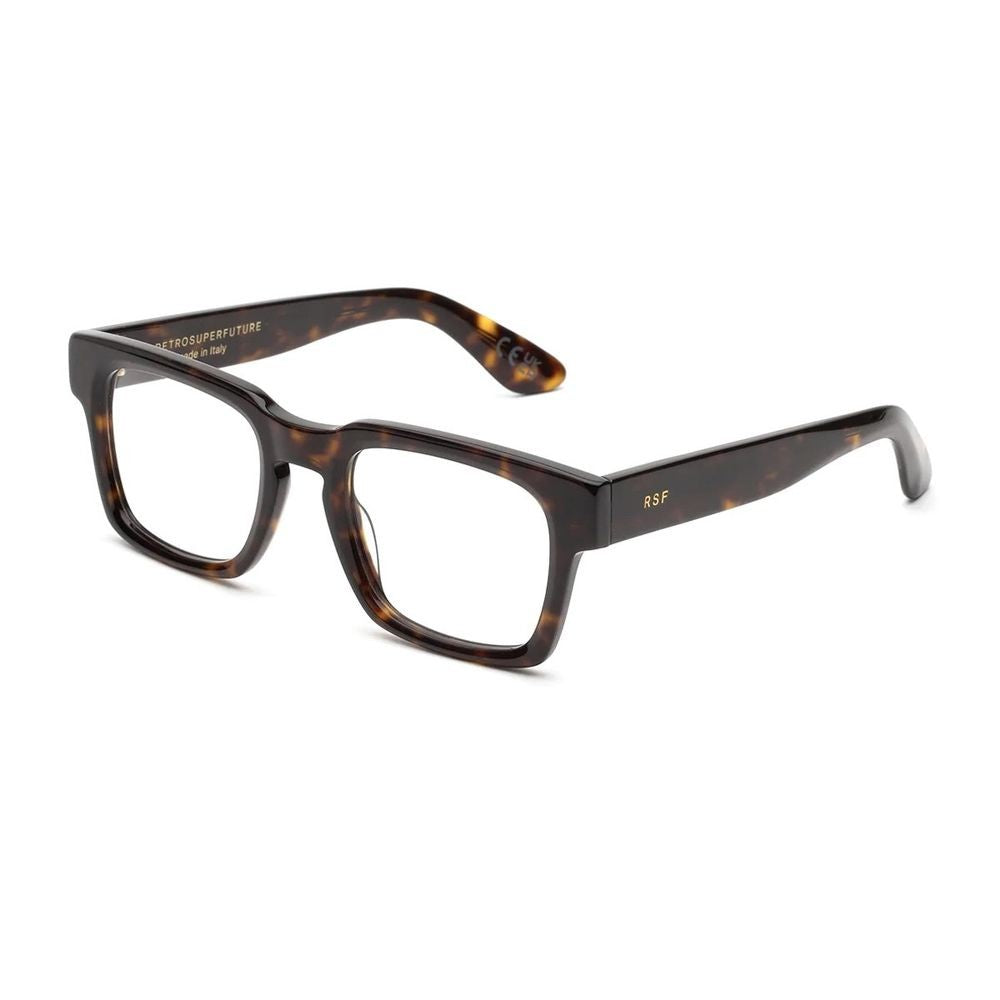 Retrosuperfuture Numero 133 Numero 133 Square Optical Frames In Glossy Havana Acetate