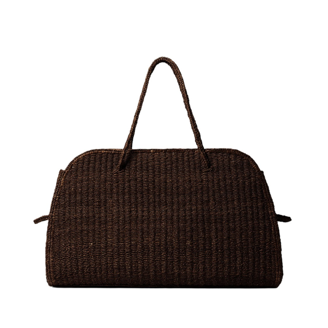 Jacquemus Raffia-Textured Le Grand Turismo Bag With Top Zip Closure
