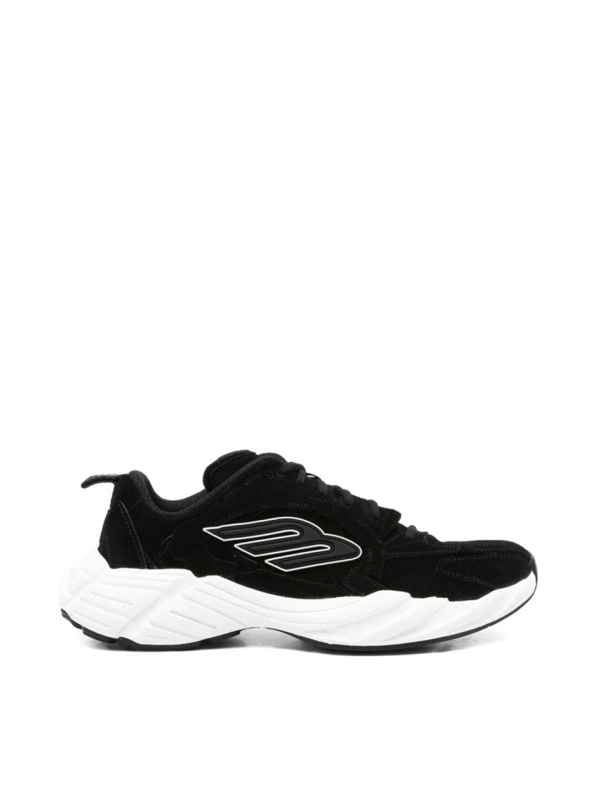 Balenciaga Monday Suede Logo Sneakers