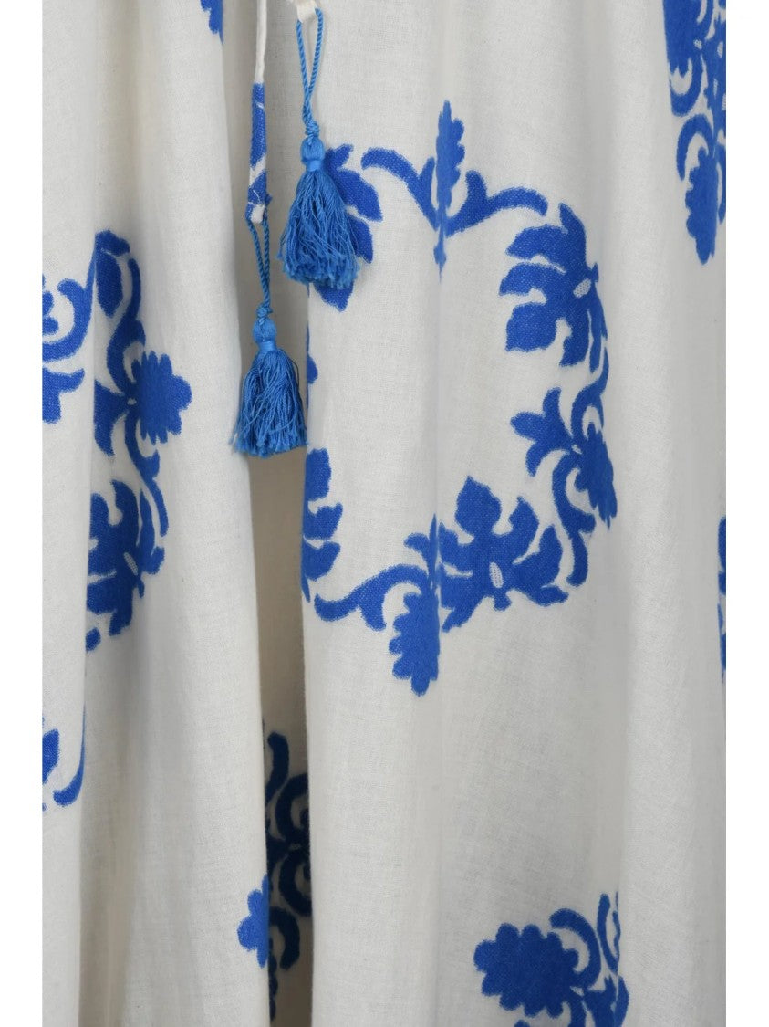 Souvenir Maxi Dress With Tie Closure