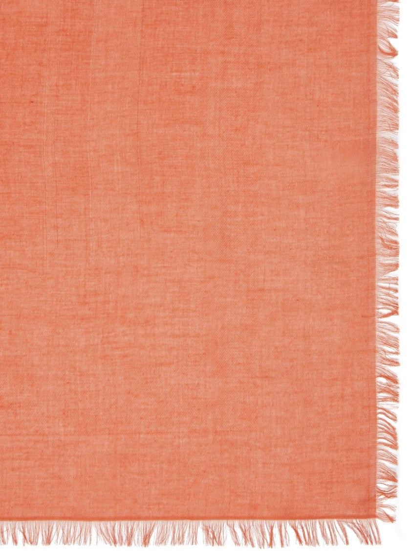 Max Mara Intricate Patterned Cotton Jacquard Shawl