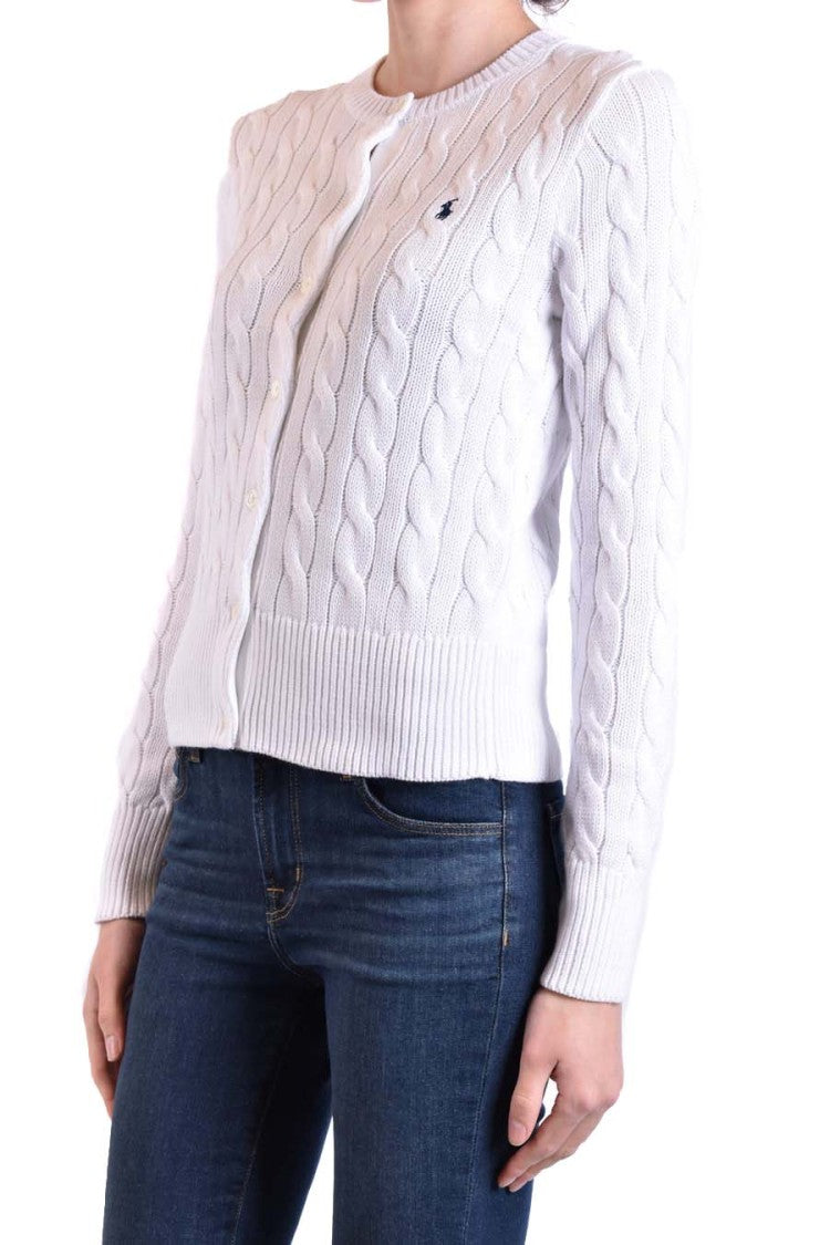 Polo Ralph Lauren White Cotton Sweater