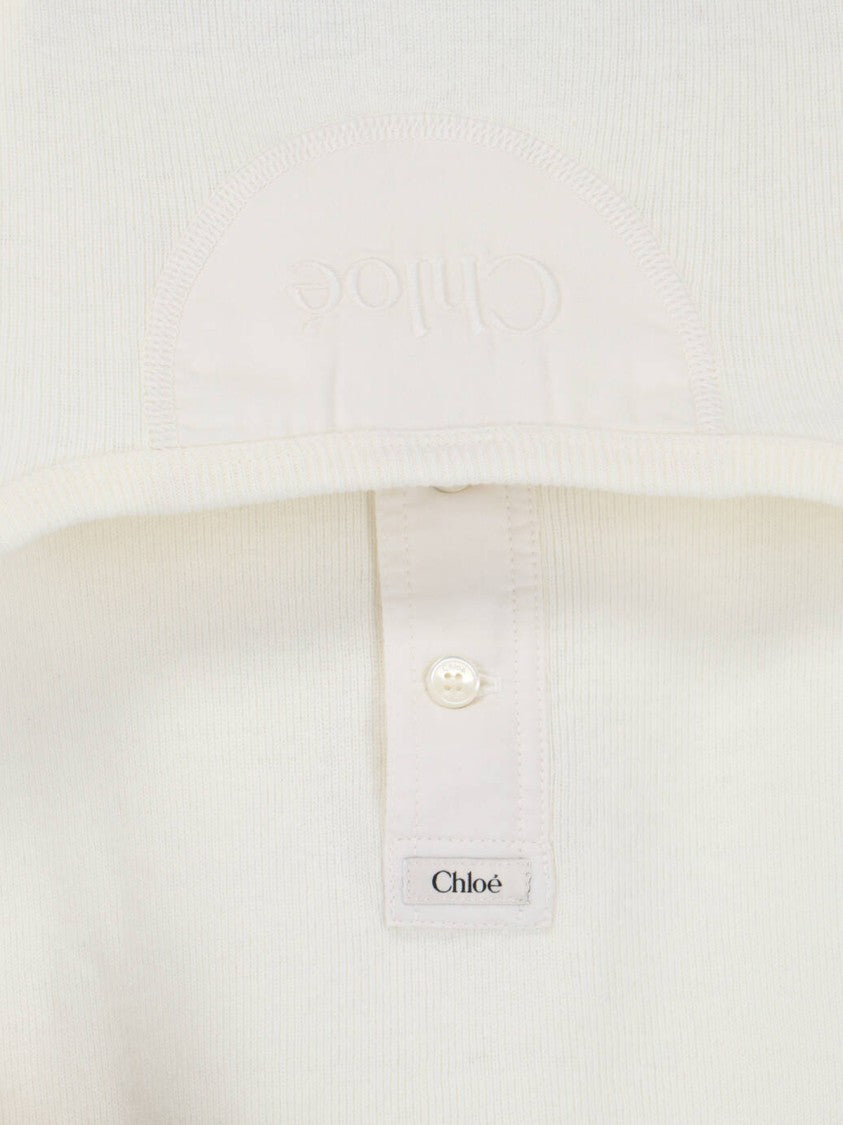 Chloé Refined White Sweater With Classic Fit