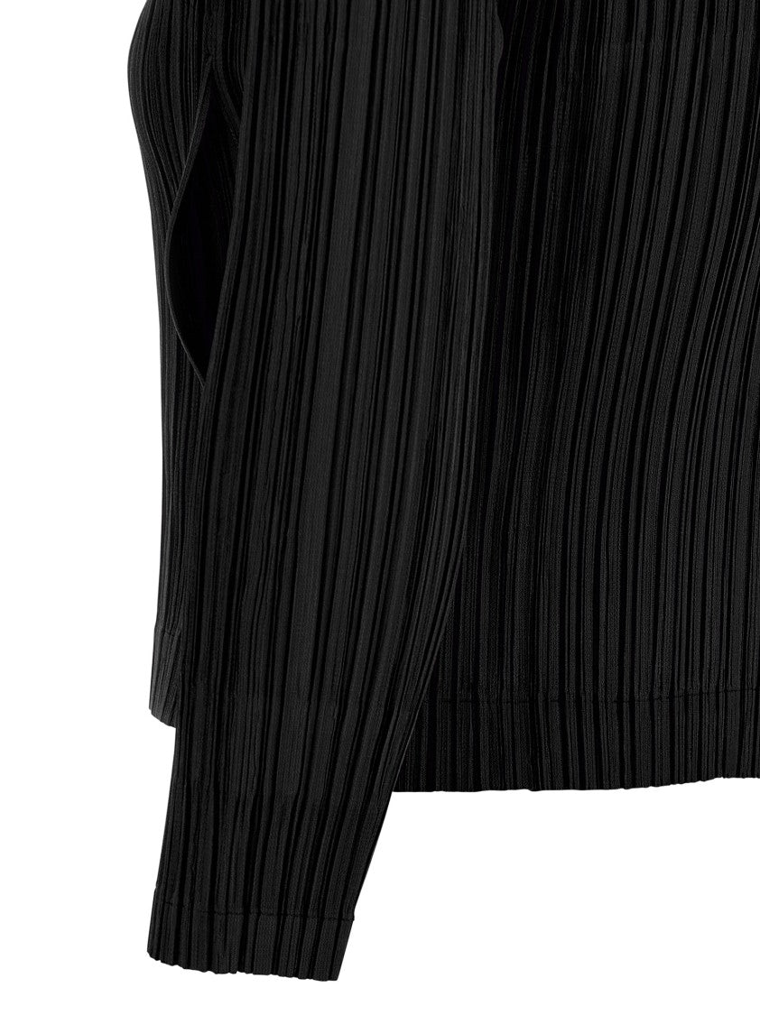 Pleats Please Issey Miyake Monthly Colors: August' Cardigan