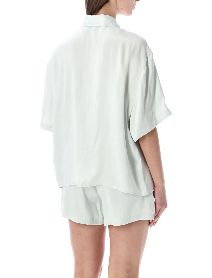 Anine Bing Coco Fluid Spring Mint Shirt