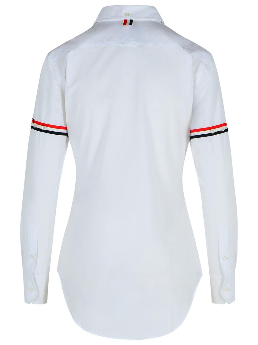Thom Browne White Cotton Shirt