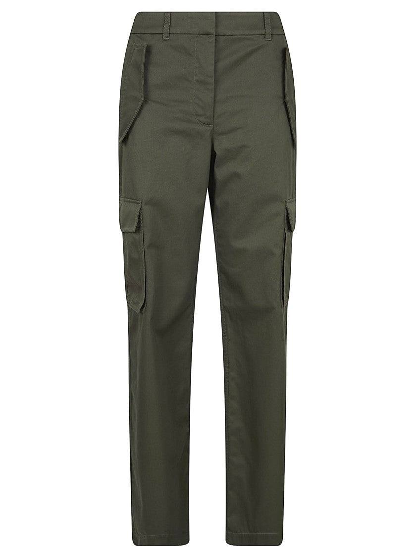 Burberry Cargo Design Rain-Resistant Cotton Gabardine Trousers