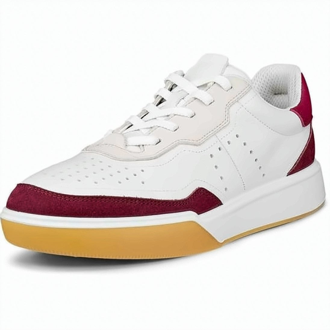 Ecco Low-Top Sneakers With Perforated Detailing