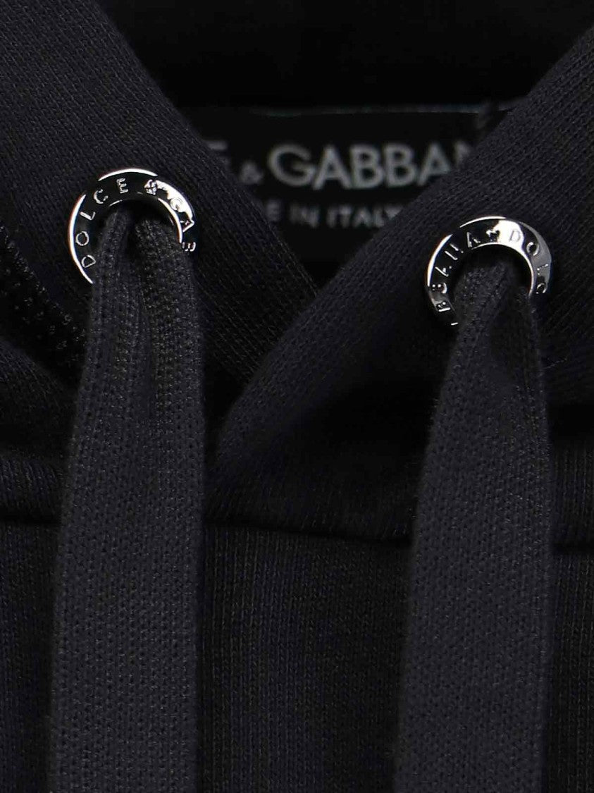 Dolce & Gabbana Logo Hoodie – Black