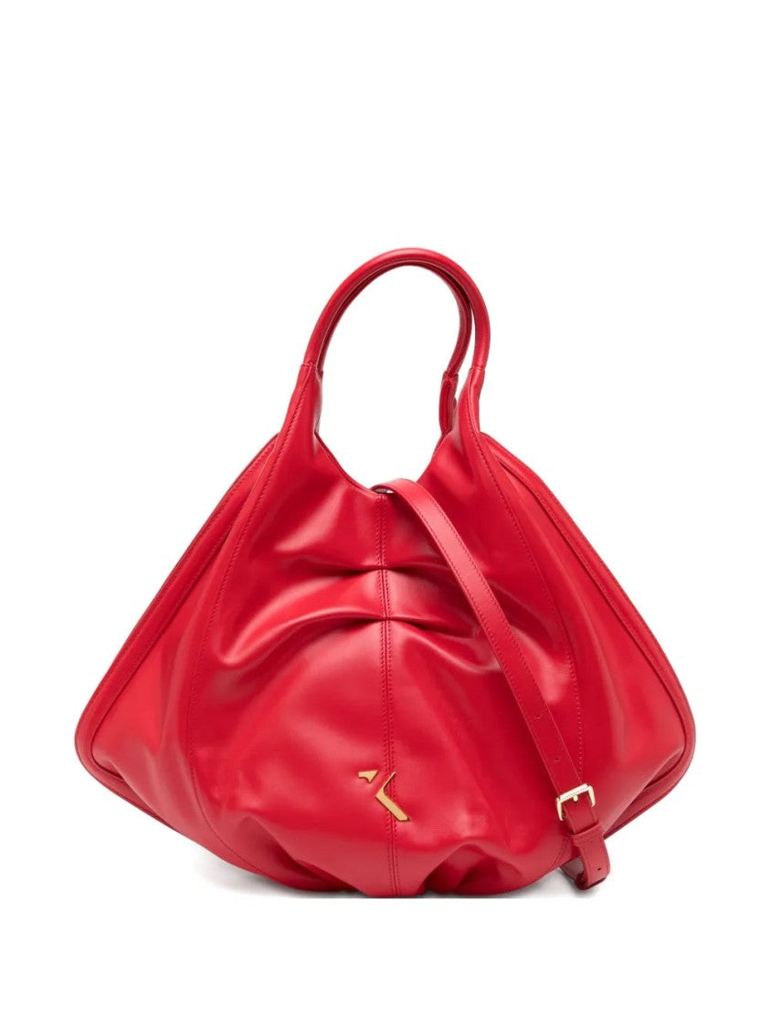 Saiid Kobeisy Sculptural Magenta Calfskin Bag