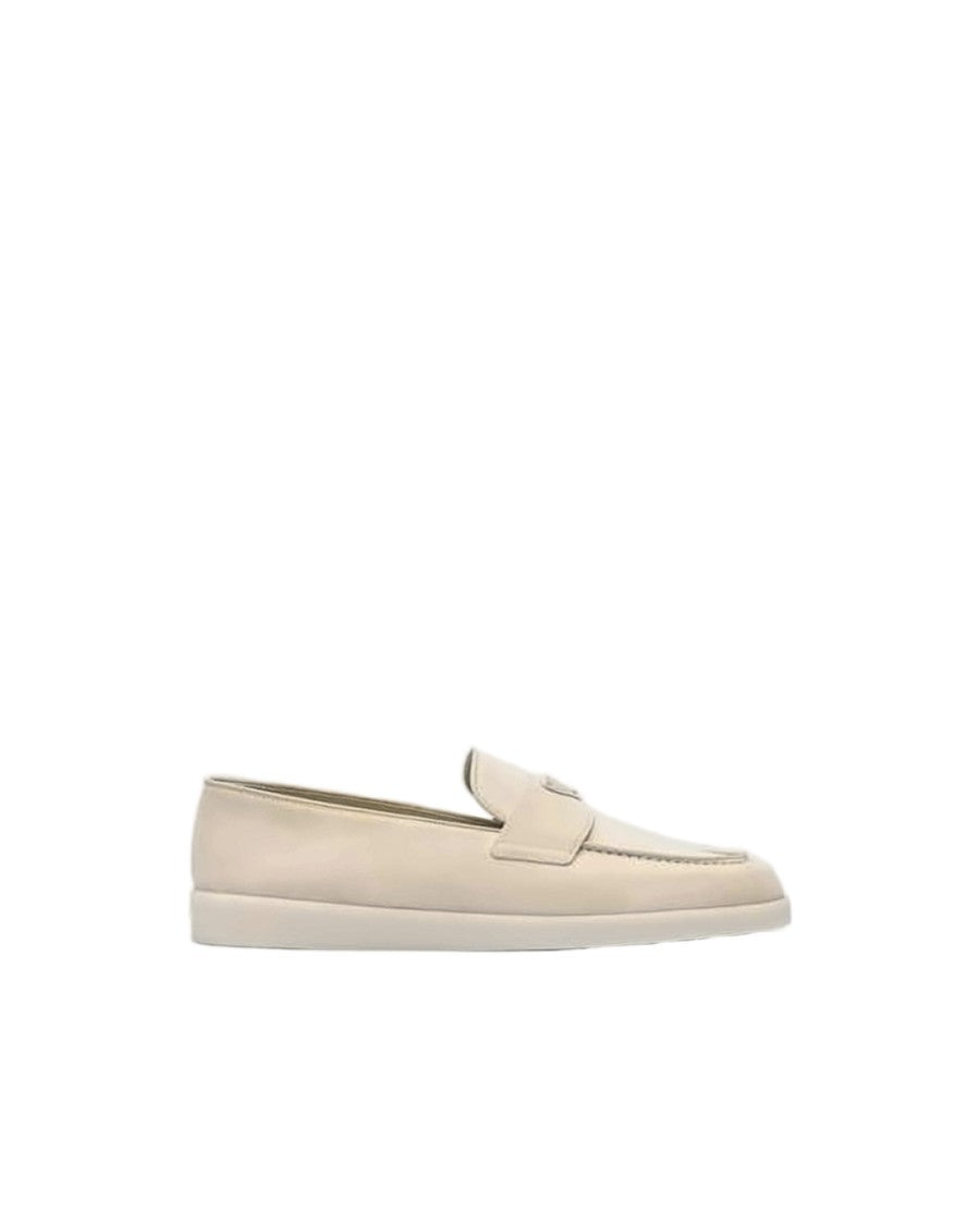 Prada Calf Leather And Suede Loafers