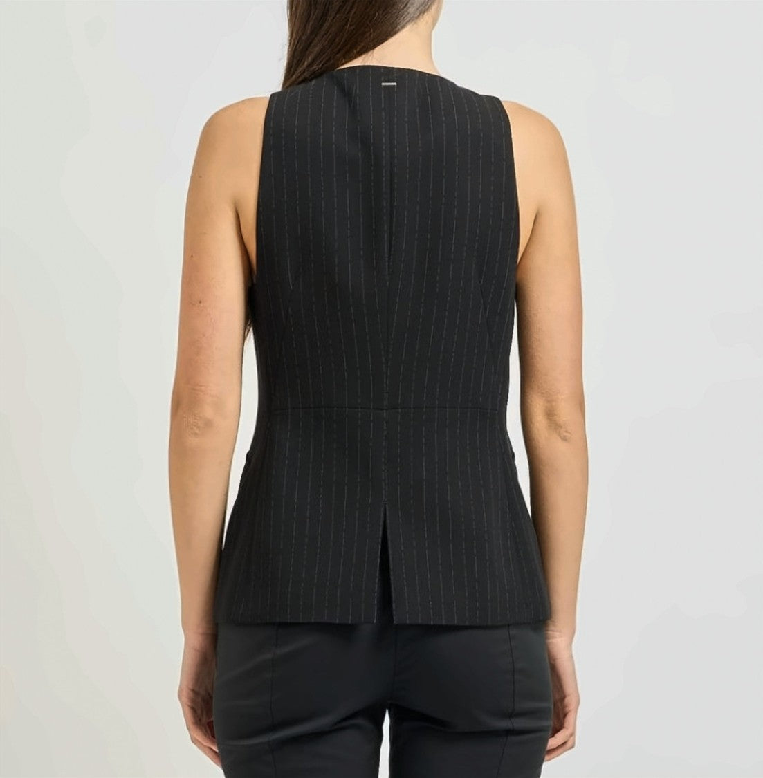 Boss Juleran All Over Pinstripe Vest Jacket