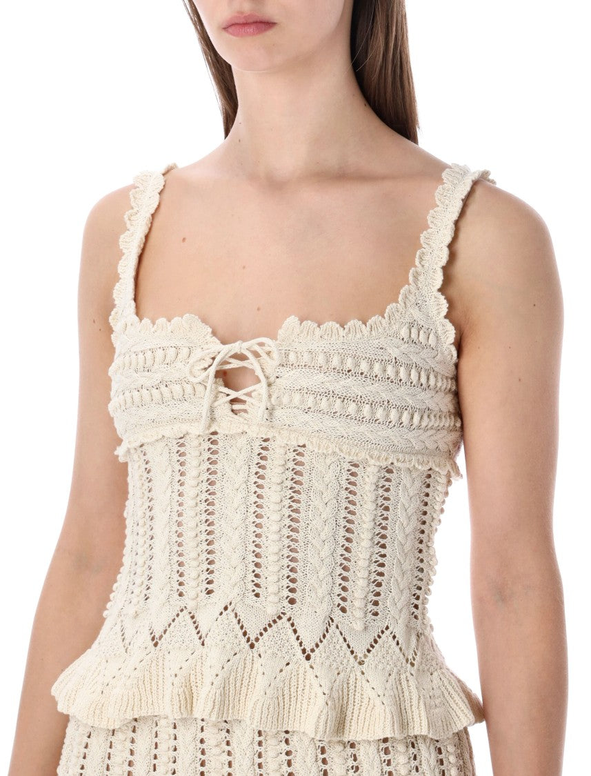 Isabel Marant Étoile Neves Frilly Tank Top