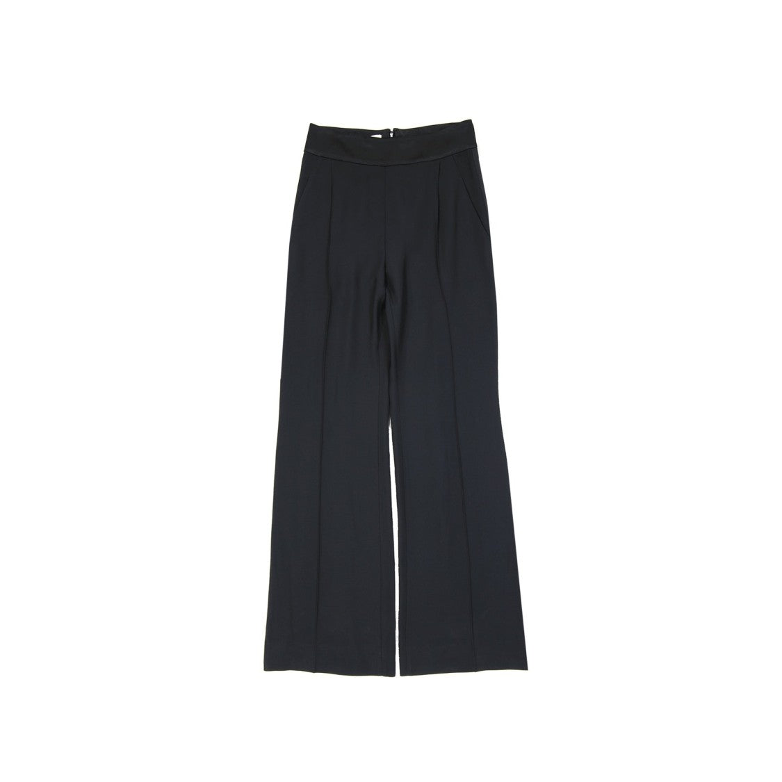 Alberta Ferretti Flared Black Trousers