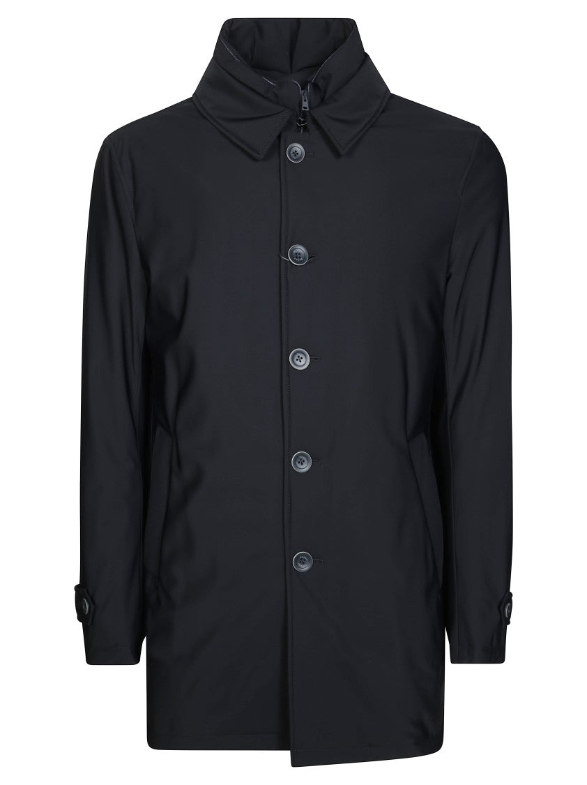 Herno Waterproof Black Herno Raincoat