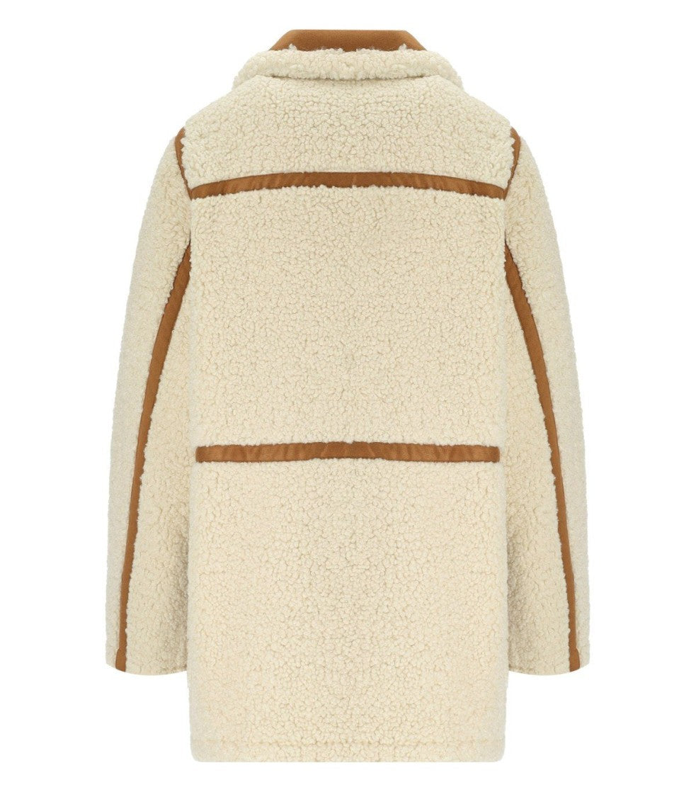 Stand Studio Chloe Ecru Double-Breasted Jacket