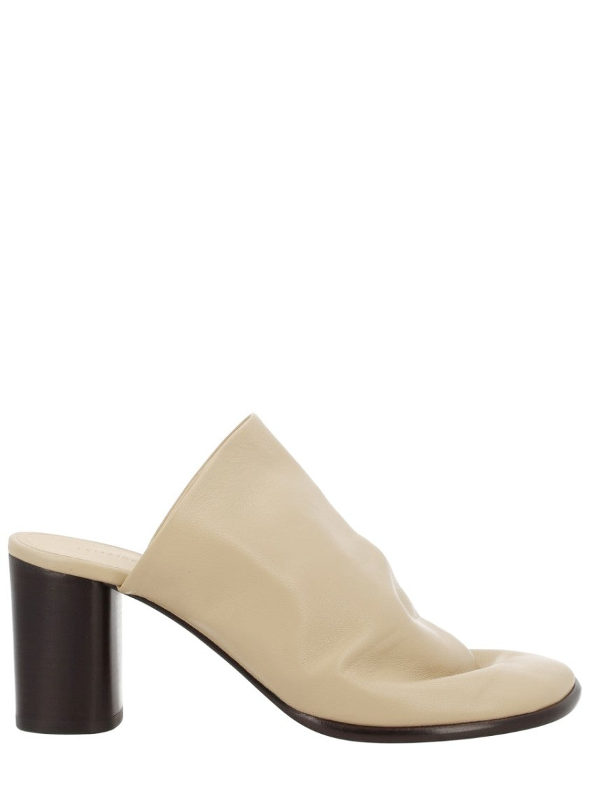 Lemaire Glove Lamb Leather Block Mules