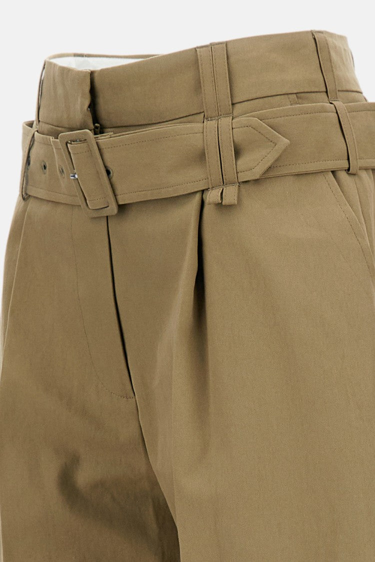 Simone Rocha Pleated Wide-Leg Trousers