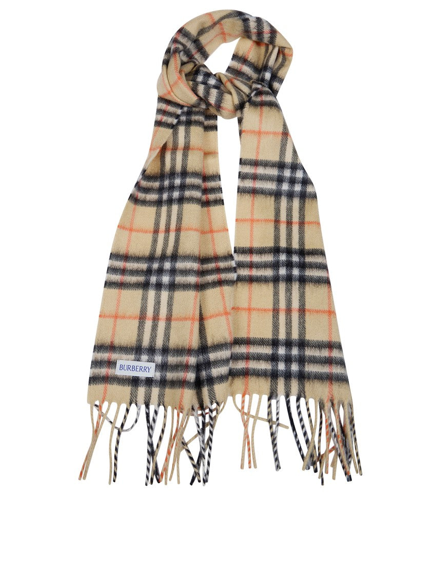 Burberry Vintage Check Vtg Chk Cash Cashmere Scarf