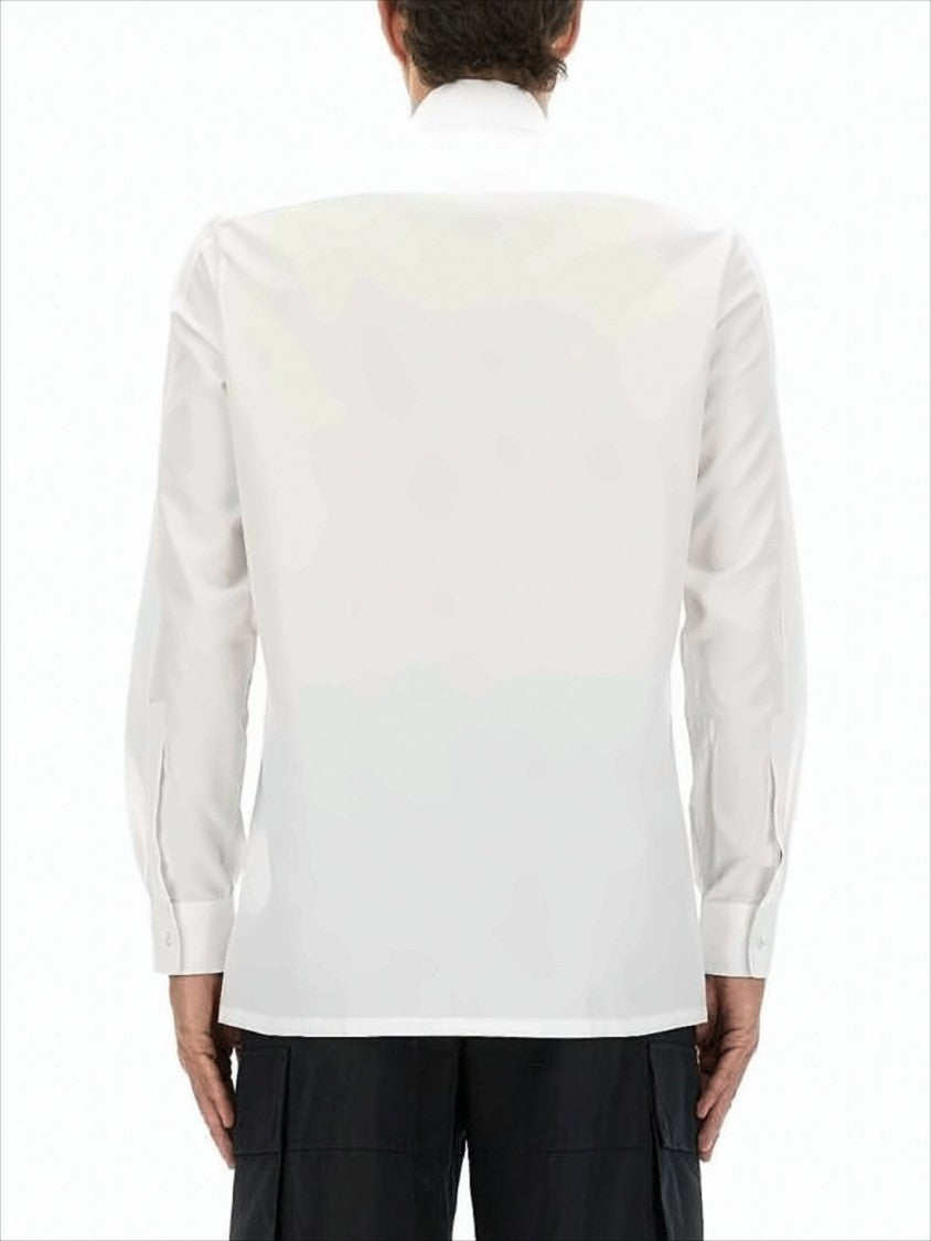 Givenchy Long-Sleeve Button-Down Shirt With Subtle Logo Detail