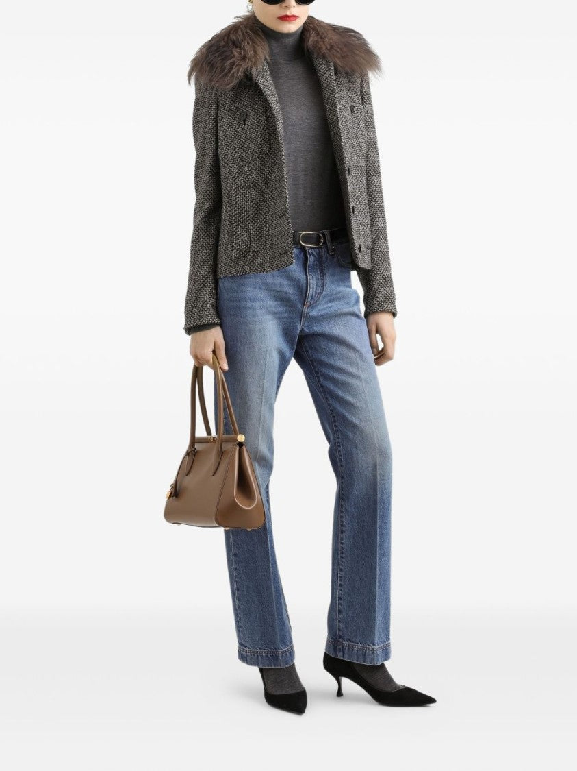 Dolce & Gabbana Mid-Rise Straight-Leg Jeans With Classic Five-Pocket Design