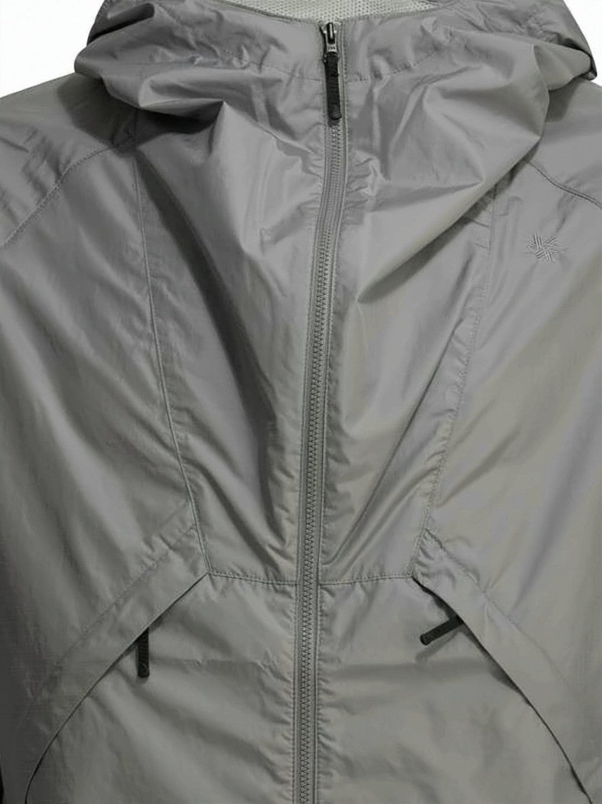 Goldwin Goldwin Grey Lightweight Jacket With Matte Finish