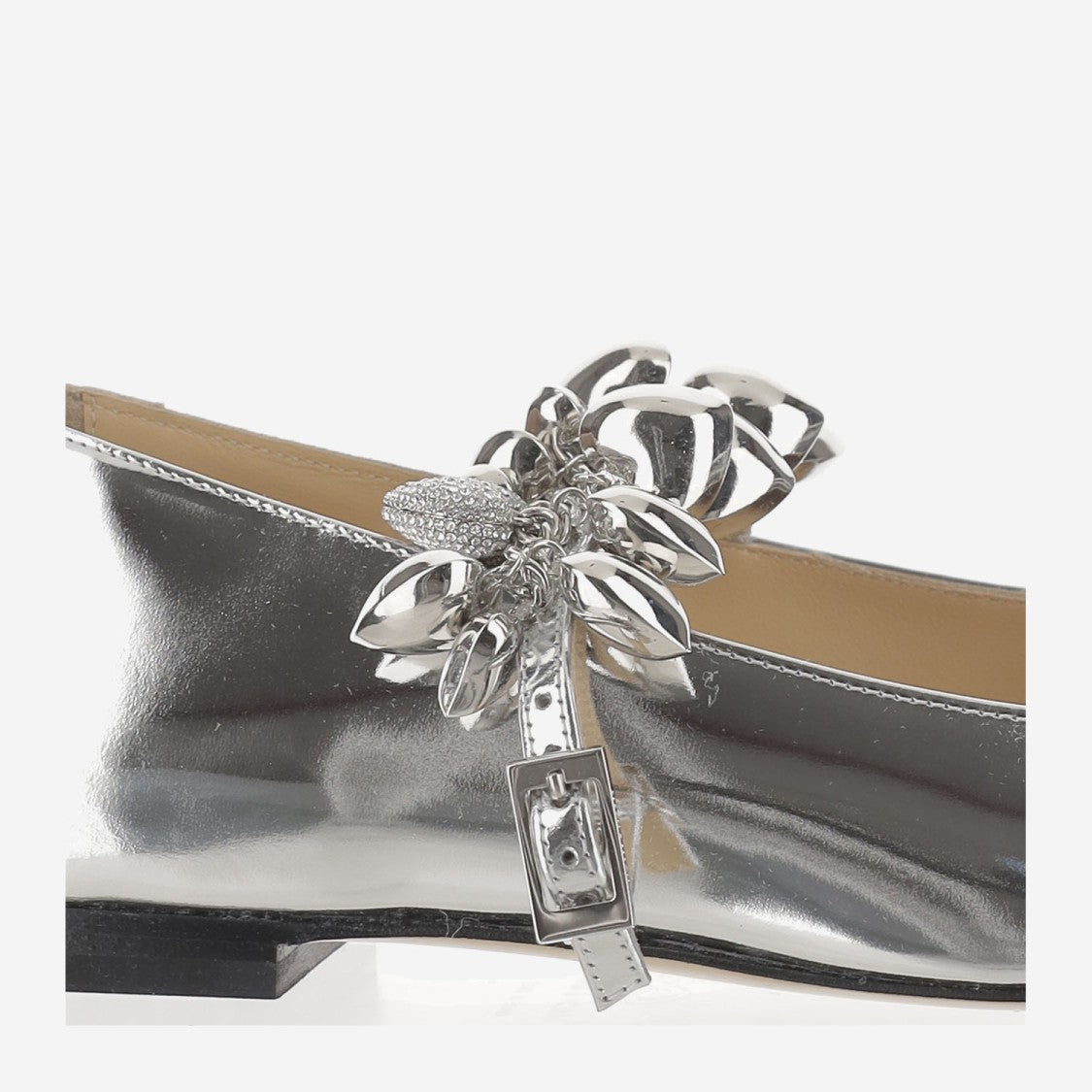 Mach & Mach Low Shoe With Metallic Decoration