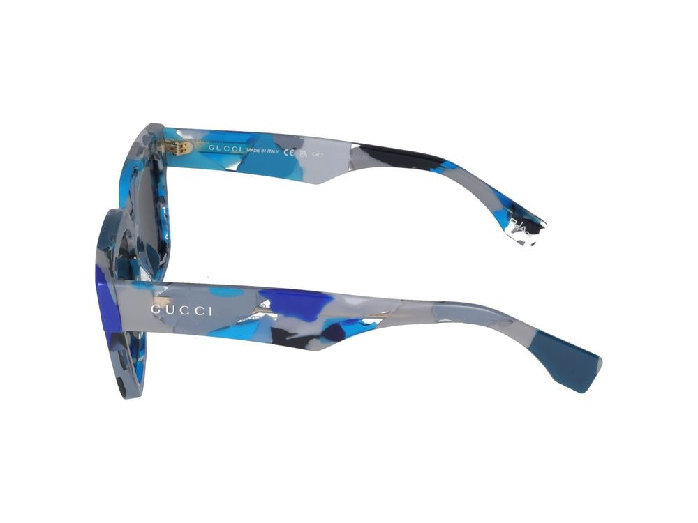 Gucci Sunglasses Gg1626s 002 Blue Blue Grey 54/18/145