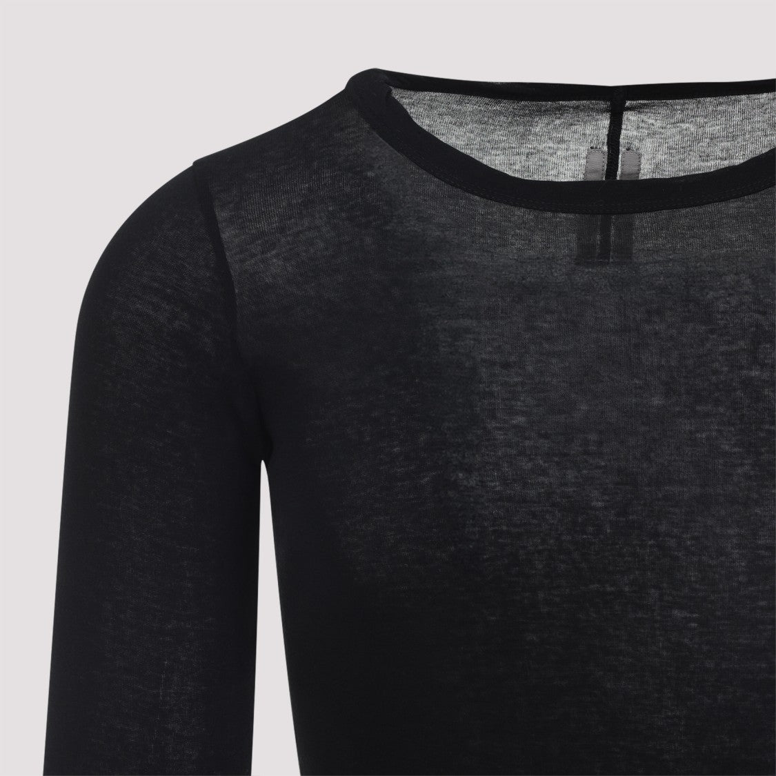 Rick Owens Long-Sleeved Top With Subtle Back Closure