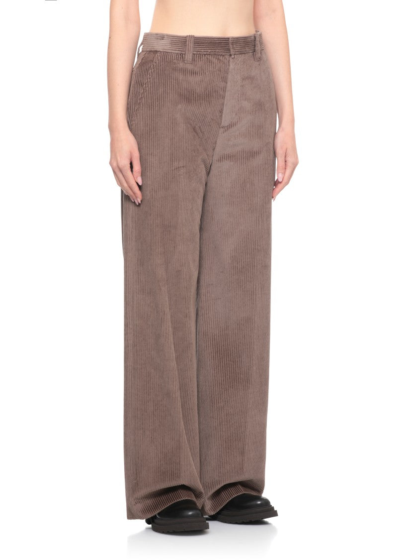 Brunello Cucinelli Brown Cotton Pants