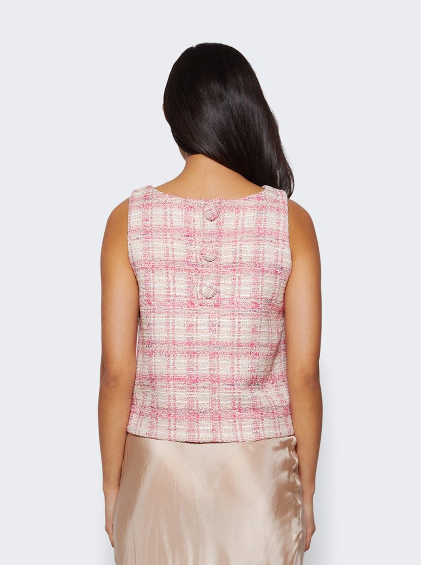 Lisa Marie Fernandez Sleeveless Jacquard Top