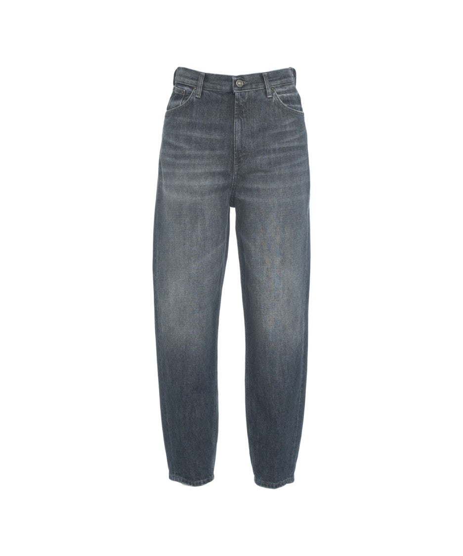 Dondup Relaxed Fit Boyfriend Jeans 'Bessie' With Tapered Leg And Classic Five-Pocket Design