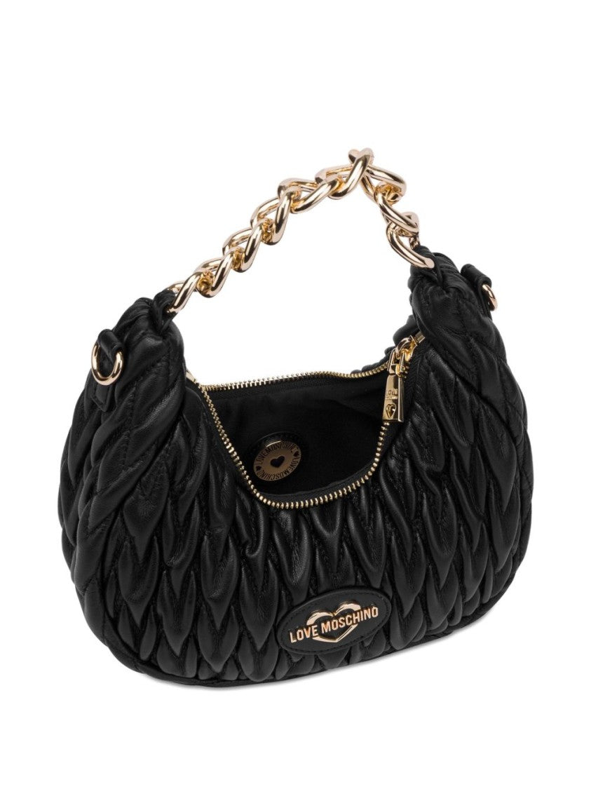 Love Moschino Quilted Shoulder Bag With Gold-Tone Chain Handle
