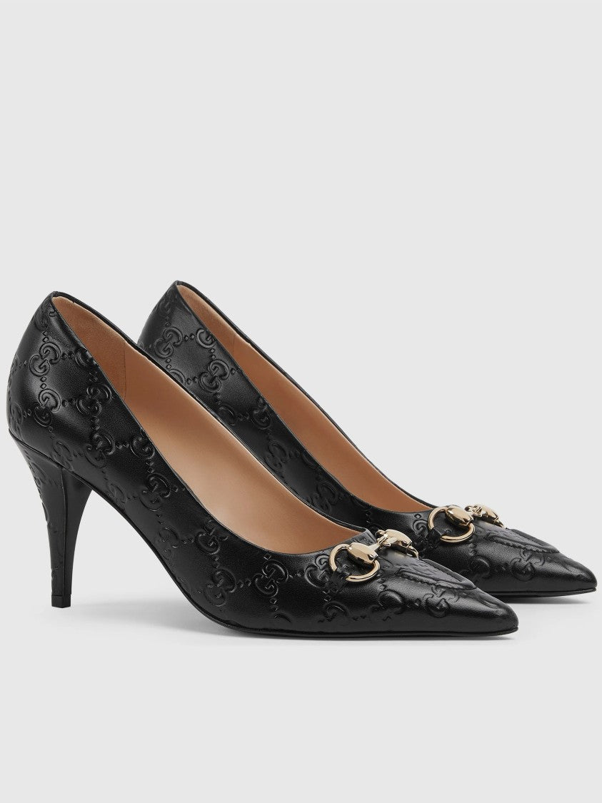Gucci Black Werin 85 Pointed Stiletto Pumps