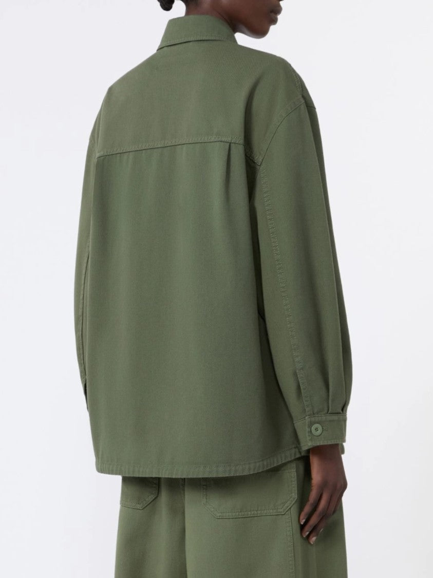Weekend Loose-Fitting Button-Up Jacket With Classic Collar
