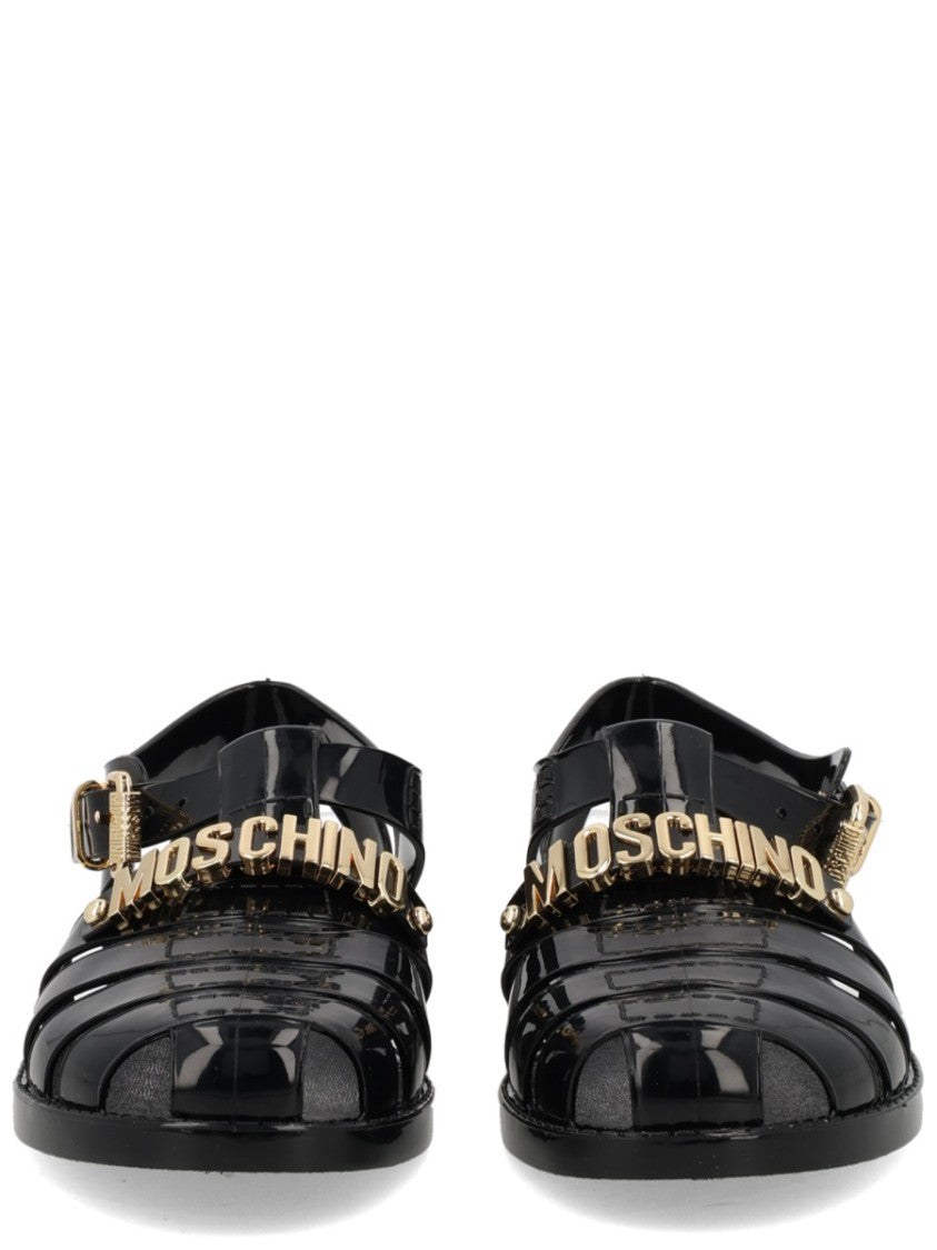 Moschino Jelly Cage Like Mesh Sandals