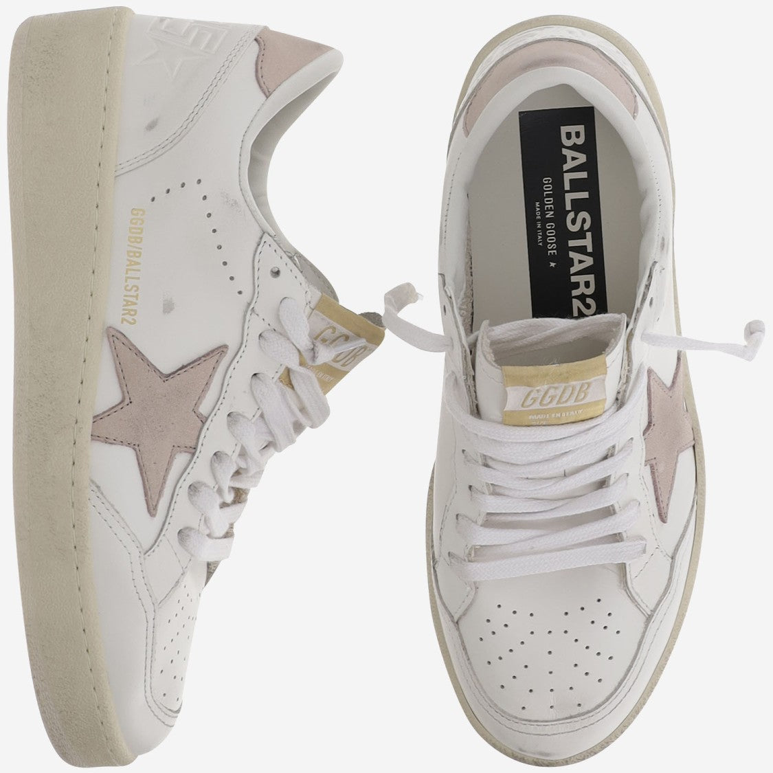 Golden Goose Ball Star Leather Sneakers